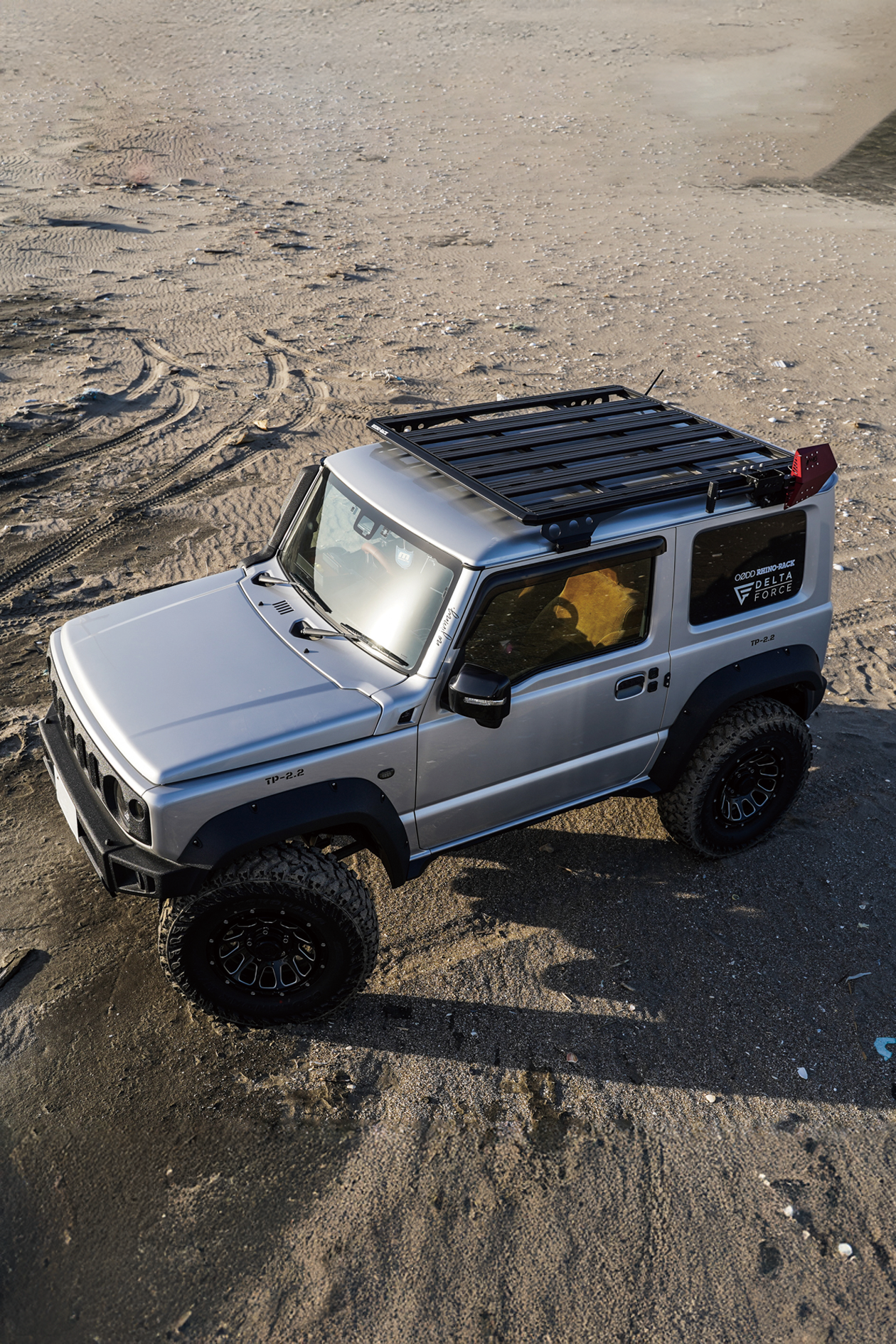 俯瞰したjimnyの画像