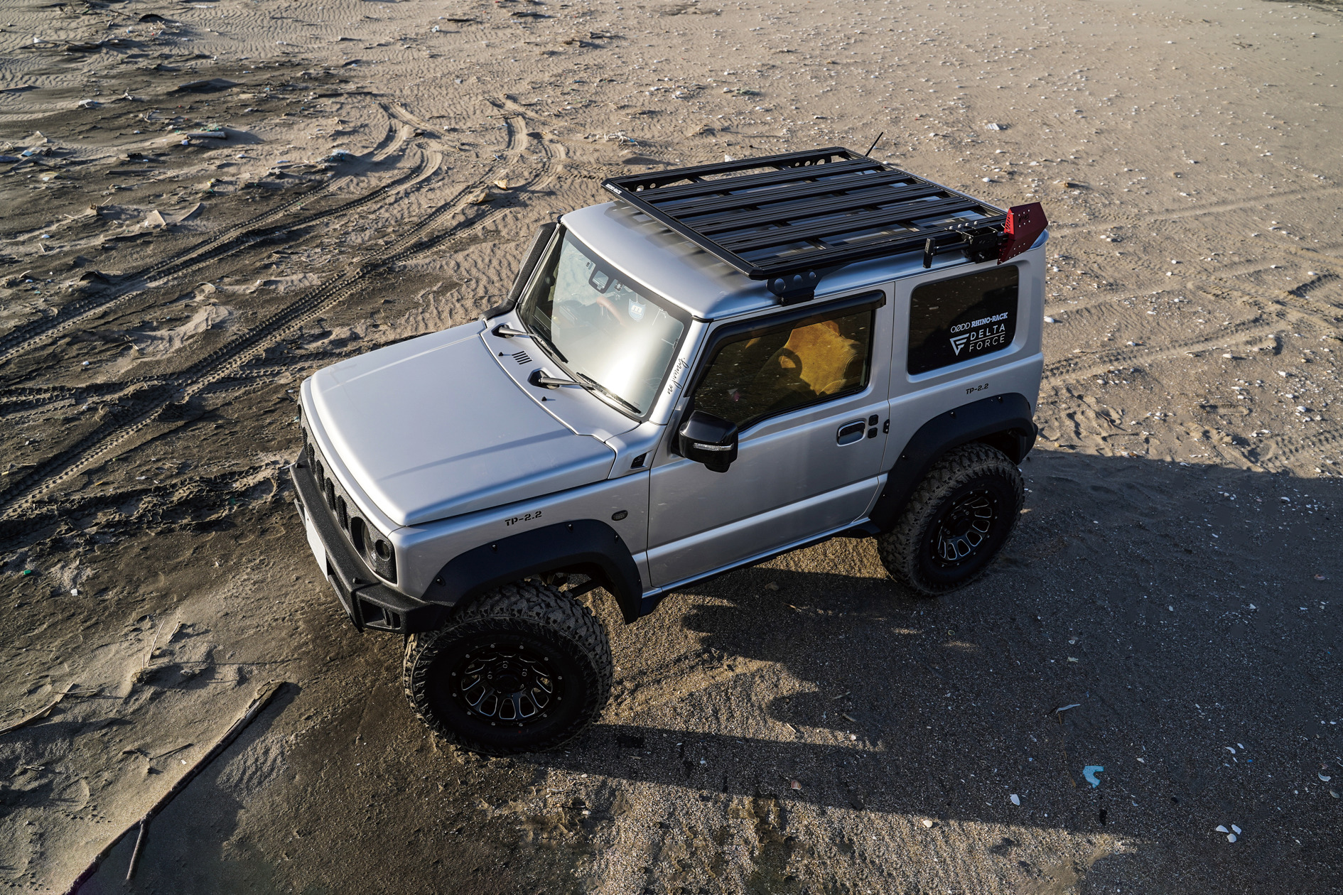 俯瞰したjimnyの画像